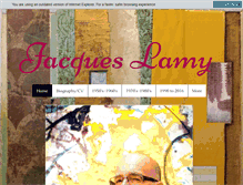 Tablet Screenshot of jacqueslamy.com